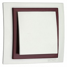 Вставка декоративная для рамки на 1 пост mono electric larissa 103-001400-150